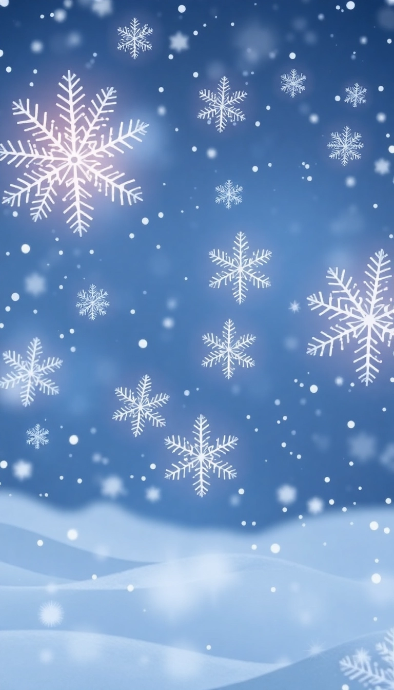 snowflakes wallpaper